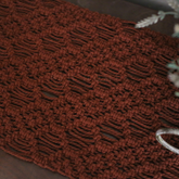 Macrame Table Runner (Brown)